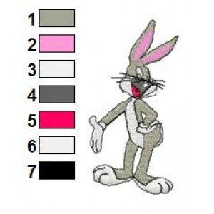 Looney Tunes Bugs Bunny 02 Embroidery Design
